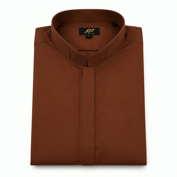 Wash & Wear Copper Double Ban Stitched Shalwar Kameez
