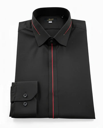 4-Season Wash & Wear Black Stitched Shalwar Kameez D9