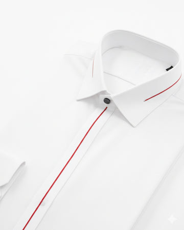 Wash & Wear White Stitched Shalwar Kameez D9