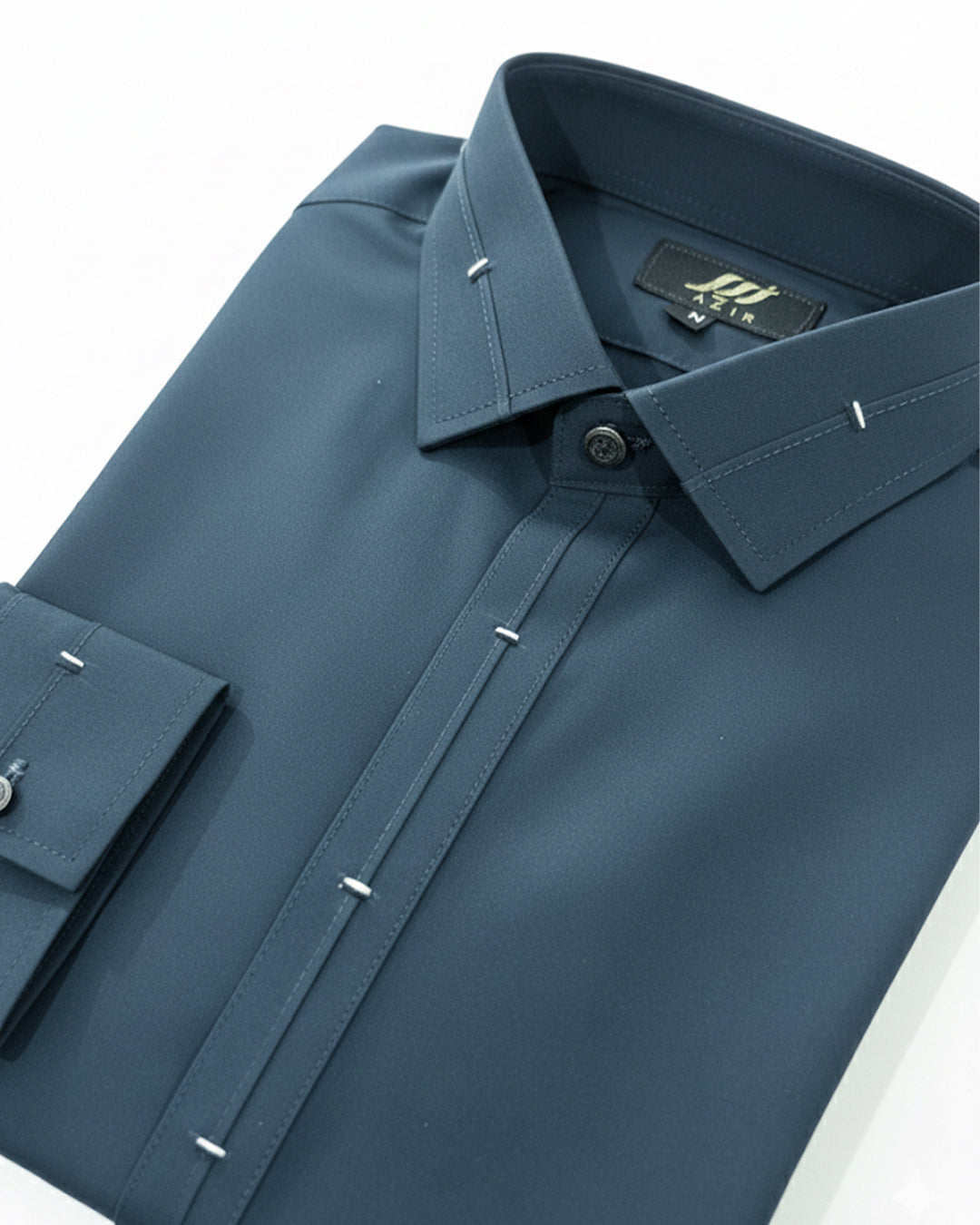 Wash & Wear Grey Stitched Shalwar Kameez D4