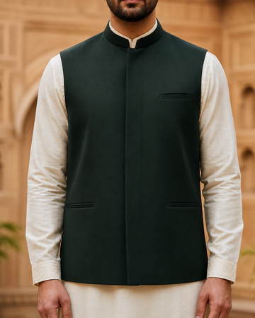 Only Waistcoat D3 Moss Green