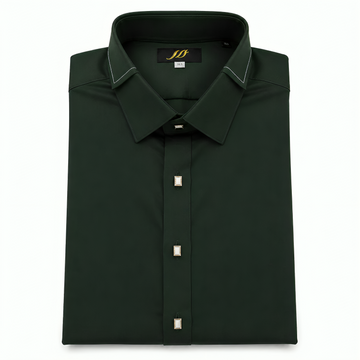 Wash & Wear Moss Green Stitched Shalwar Kameez D13