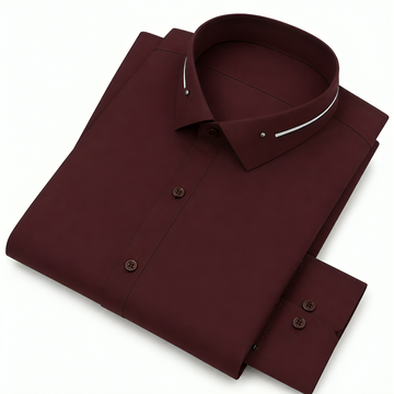 Wash & Wear Maroon Stitched Shalwar Kameez D8