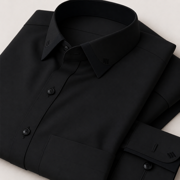 Wash & Wear Black Stitched Shalwar Kameez D14