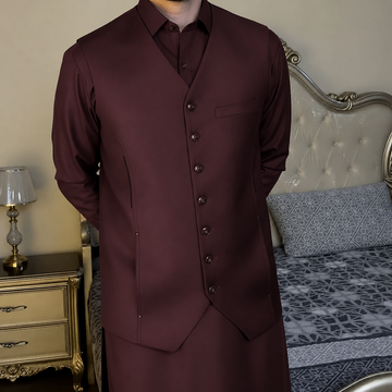 Only Waistcoat Maroon D5