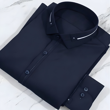 Wash & Wear Stitched Shalwar Kameez Navy Blue D8