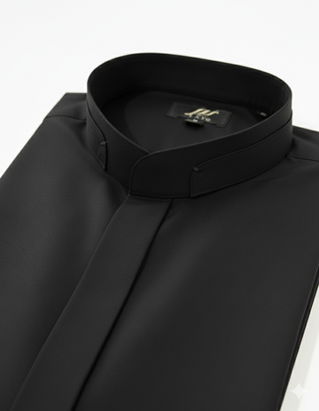 Wash & Wear Black Ban Stitched Shalwar Kameez