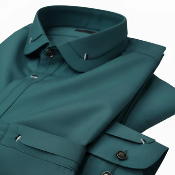 Wash & Wear Emerald Green Stitched Shalwar Kameez D1