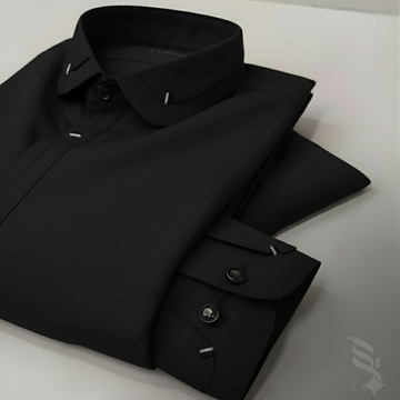 Wash & Wear Black Stitched Shalwar Kameez D1