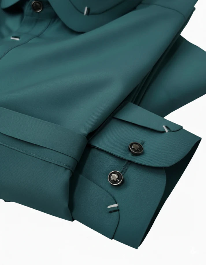 Wash & Wear Emerald Green Stitched Shalwar Kameez D1