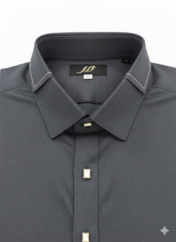 Wash & Wear Grey Stitched Shalwar Kameez D13