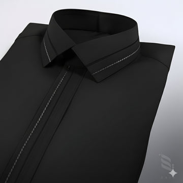 Wash & Wear Stitched Shalwar Kameez Black Design 3