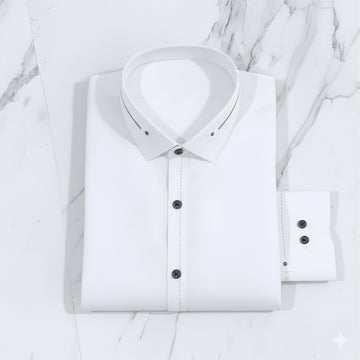 Wash & Wear Stitched Shalwar Kameez White Design 8