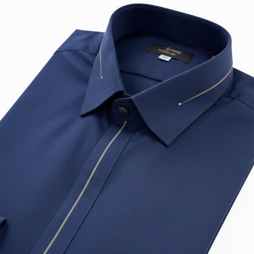 Wash & Wear Blue Stitched Shalwar Kameez D9