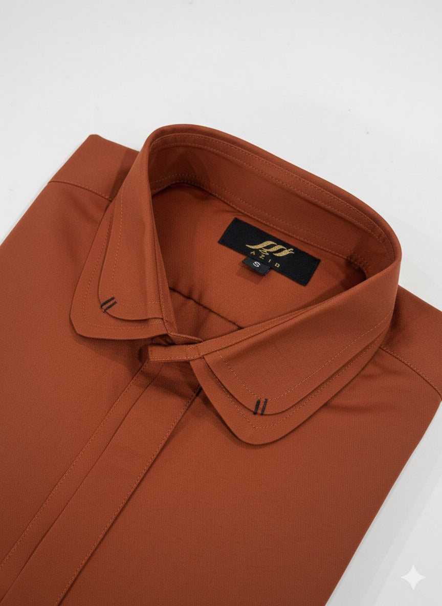 Boski Wash & Wear Copper Double  Shalwar Kameez