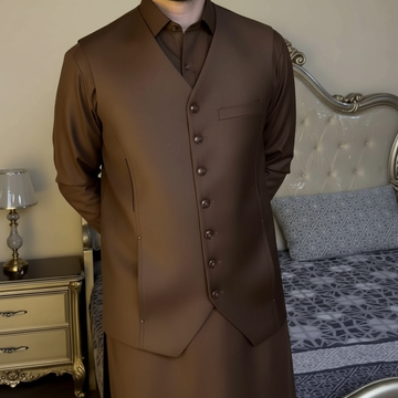 Only Waistcoat Brown D5