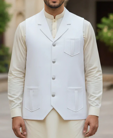 Only Waistcoat White D4