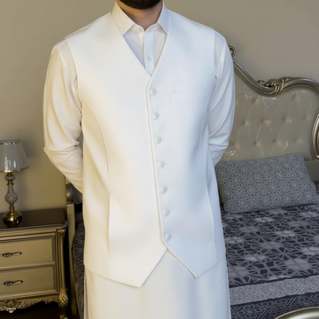 Only Waistcoat White D5