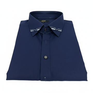 4-Season Wash & Wear Blue Stitched Shalwar Kameez D10