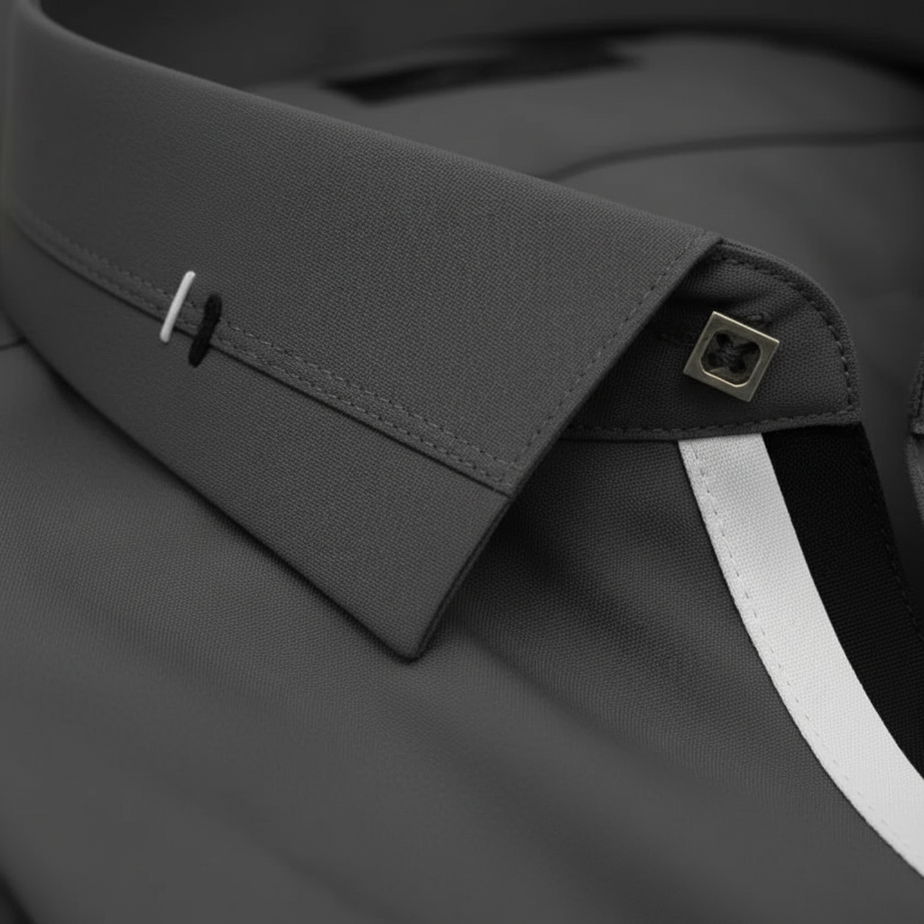 Wash & Wear Stitched Shalwar Kameez Grey D4 Wrinkle Free Fabric