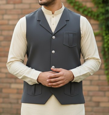 Only Waistcoat Grey D4