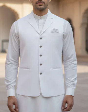 Only Waistcoat White D2