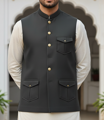 Only Waistcoat Grey D6