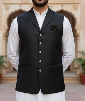 Only Waistcoat Black D2