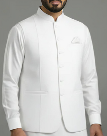 only Waistcoat D1 White