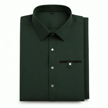 Wash & Wear Moss Green Stitched Shalwar Kameez D7