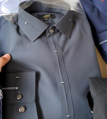 Wash & Wear Grey Stitched Shalwar Kameez D4