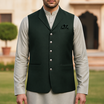 Only Waistcoat Moss Green D2