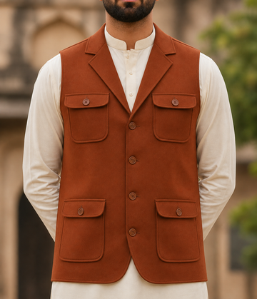 Trending Copper Only Waistcoat