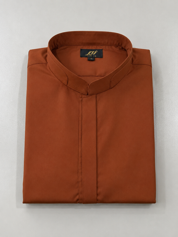Wash & Wear Copper Ban Stitched Shalwar Kameez