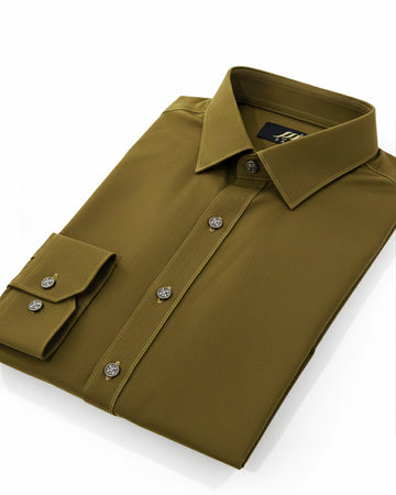 Wash & Wear Mustard Double Stitched Shalwar Kameez