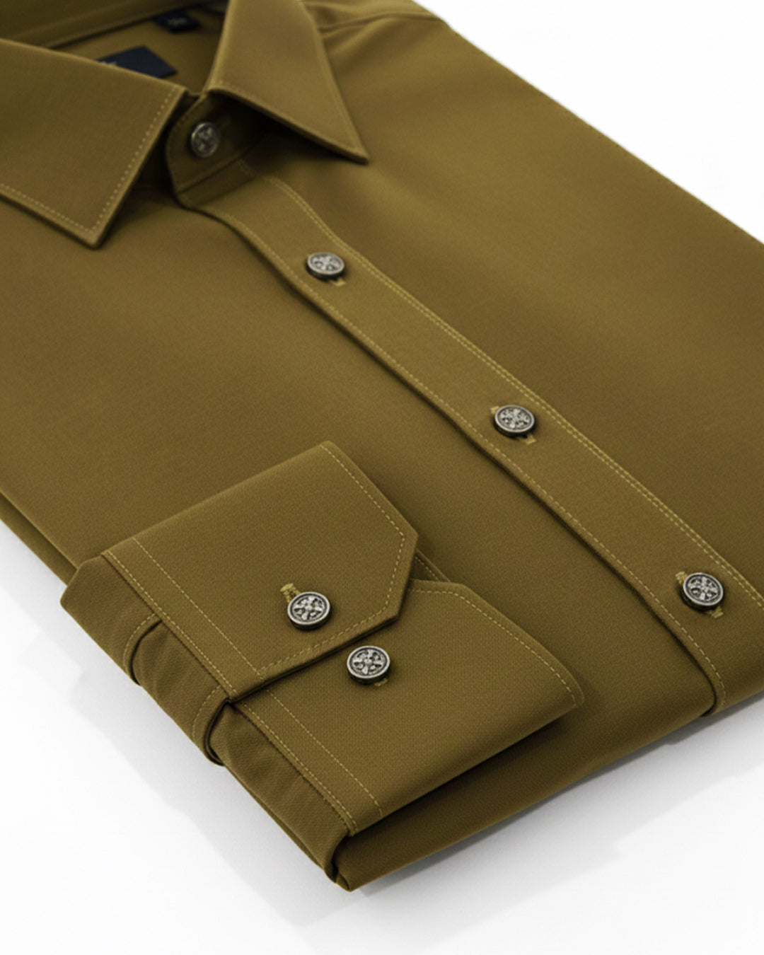 Wash & Wear Mustard Double Stitched Shalwar Kameez